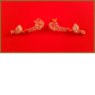 American Diamond Long Shaped Earrings