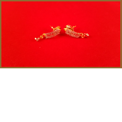 American Diamond Long Shaped Earrings