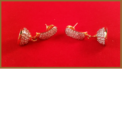 American Diamond Semi Precious Earrings