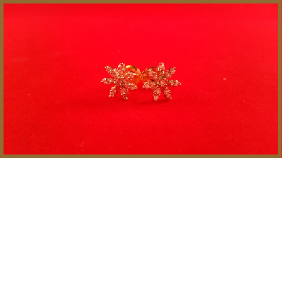 American Diamond Star Shaped Earrings