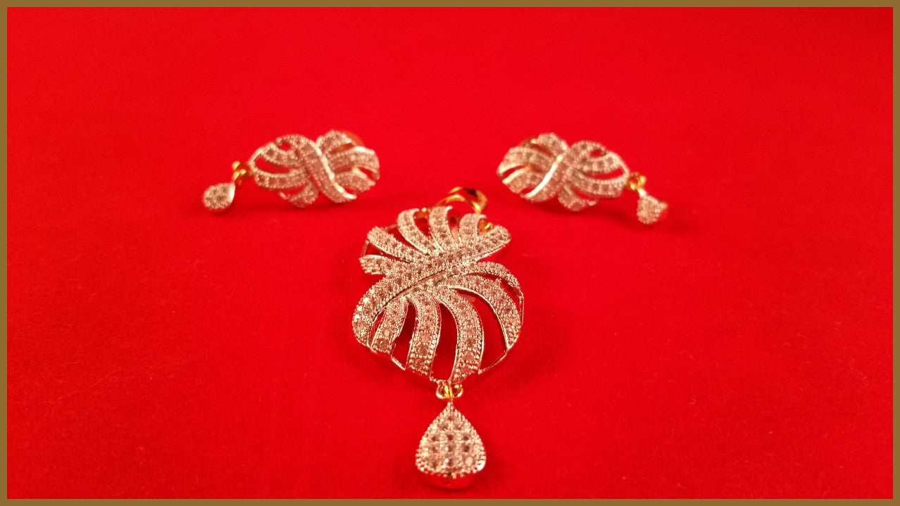 Latest American Diamond and Kundan Earrings